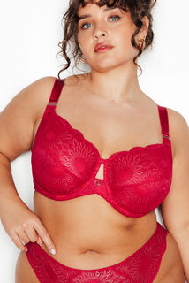 ISMA SOUTIEN-GORGE EMBOITANT DENTELLE ROSE