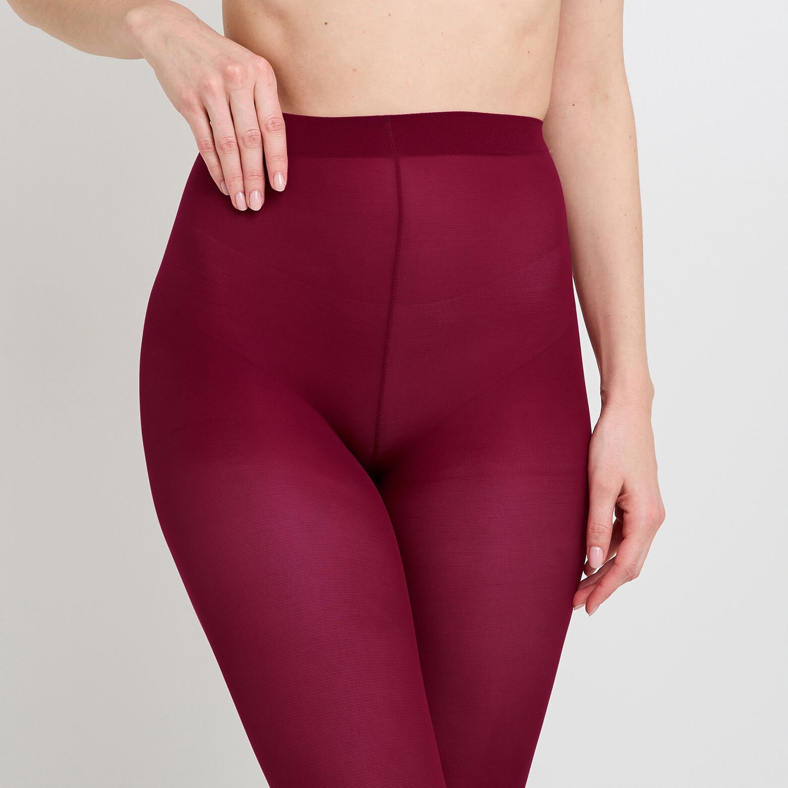 MANGUE COLLANT UNI 60 DENIERS BORDEAUX