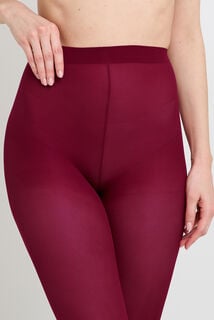 MANGUE COLLANT UNI 60 DENIERS BORDEAUX