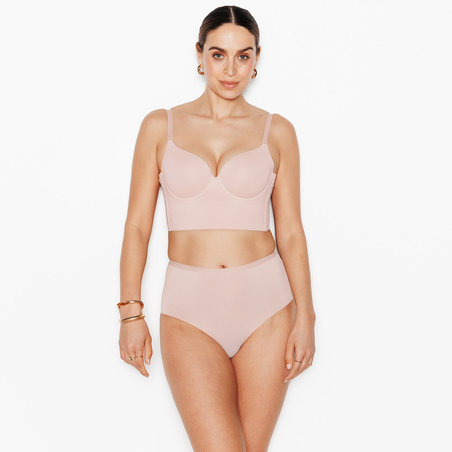 PERFECT CULOTTE TAILLE HAUTE MICROFIBRE NATUREL