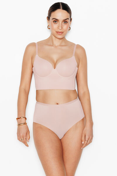 PERFECT CULOTTE TAILLE HAUTE MICROFIBRE NATUREL