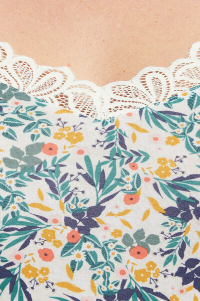 SYARA TOP BLANC/VERT