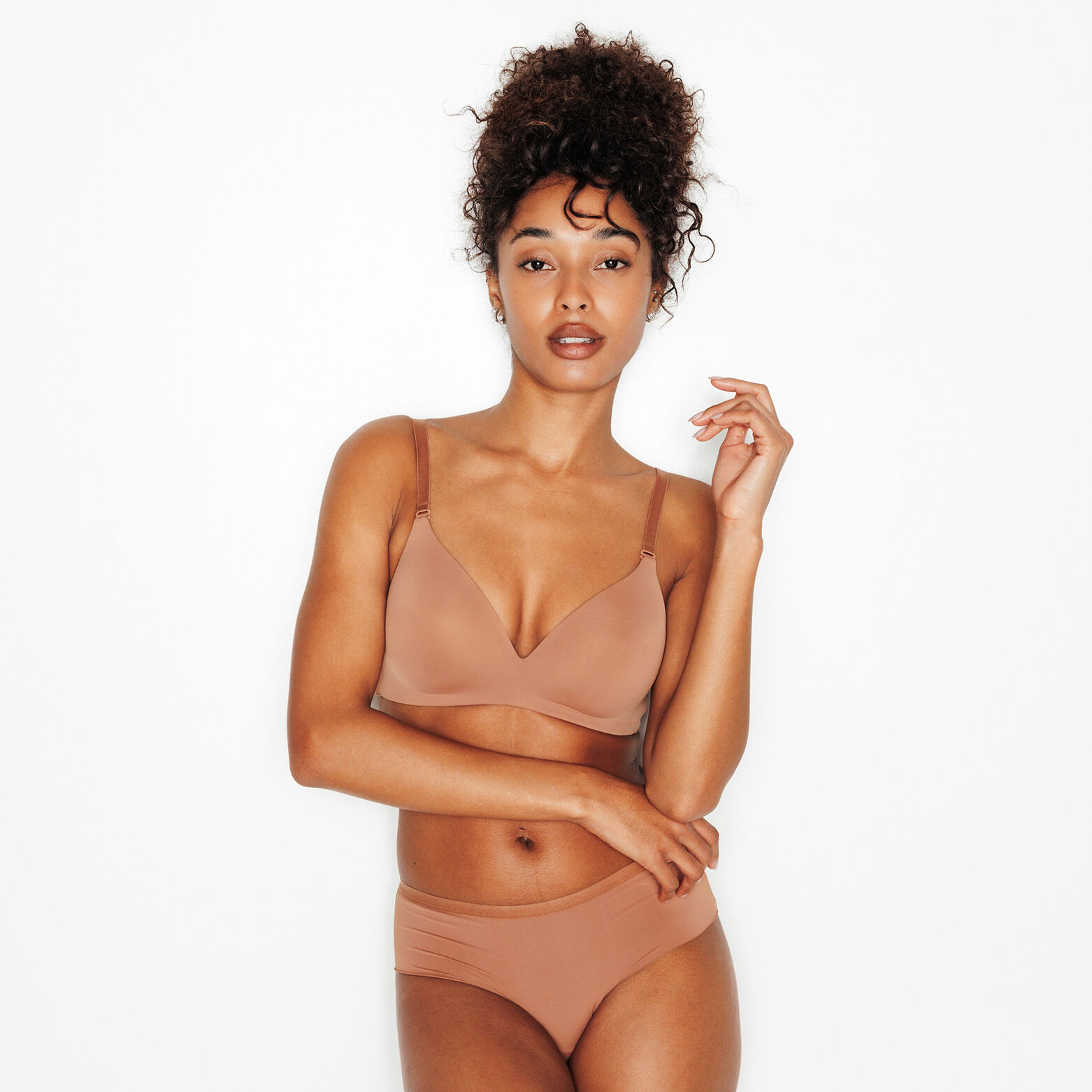 PERFECT SOUTIEN-GORGE SANS ARMATURES AMPLI MICROFI PEAU BRONZEE