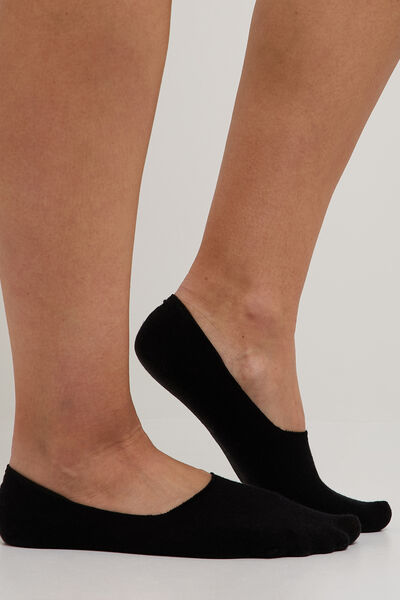 LOT DE 3 PAIRES DE SOCQUETTES COTON NOIR