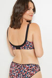 SYARA SOUTIEN-GORGE GRANDS BONNETS NOIR/ROSE