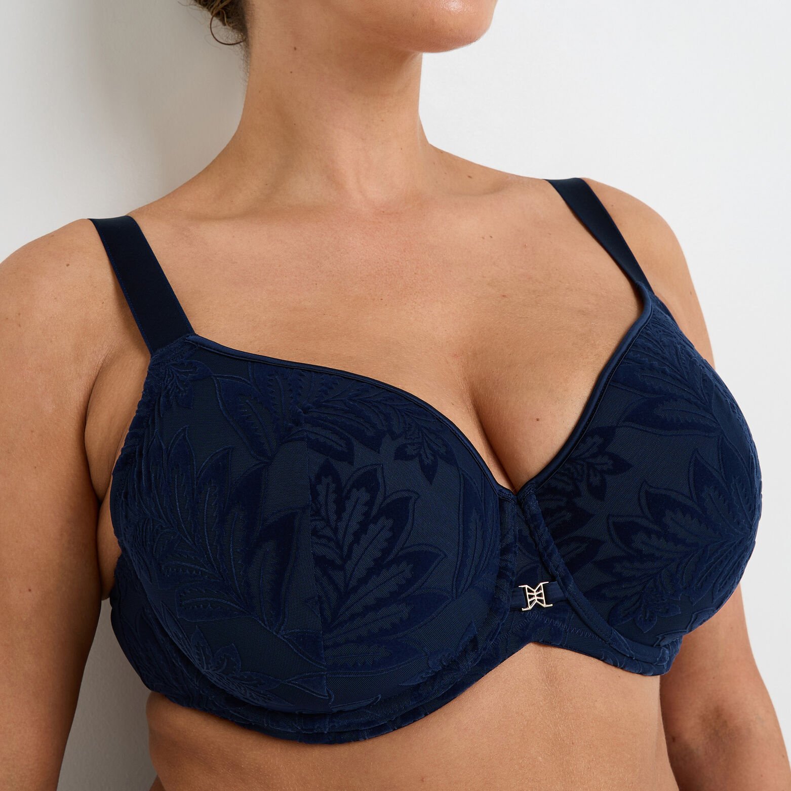 FANTINE SOUTIEN-GORGE AMPLI SPACER GRANDE TAILLE MARINE