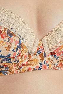 SALOME SOUTIEN-GORGE AMPLI ALLAITEMENT IVOIRE/BLEU
