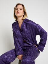 FRIMOUSSE CHEMISE MANCHES LONGUES VIOLET