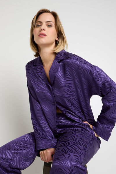 CHEMISE MANCHES LONGUES VIOLET