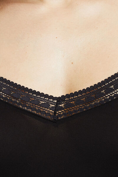 CAMILLE TOP VISCOSE NOIR