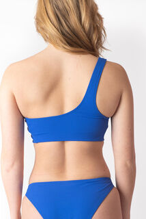 EMIE BRASSIERE ONE SHOULDER MAILLE COTEL BLEU