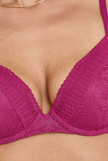 SWEET soutien-gorge ampli dentelle FUCHSIA