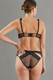 APHRODITE CULOTTE TULLE BRODE NOIR