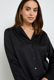 GLADIS CHEMISE MANCHES LONGUES NOIR