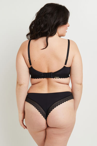 DOUCE TANGA MICROFIBRE NOIR