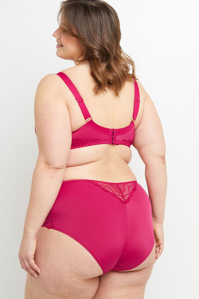 BEATRICE SHORTY DENTELLE FUCHSIA