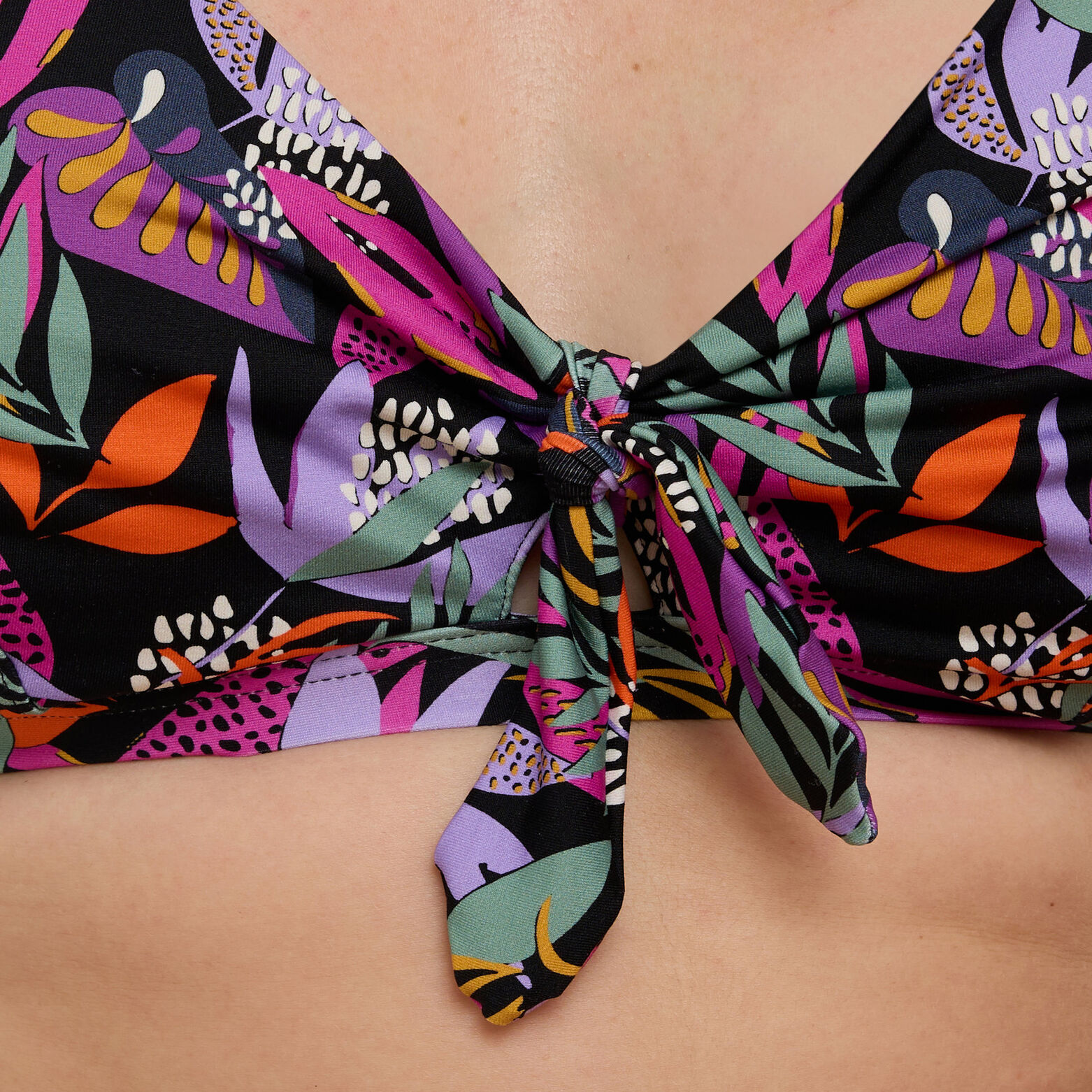 LAVANDE MAILLOT DE BAIN TRIANGLE POST OP NOIR