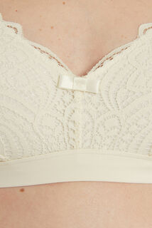 DENTELLE SOUTIEN-GORGE SA ALLAITEMENT ECRU