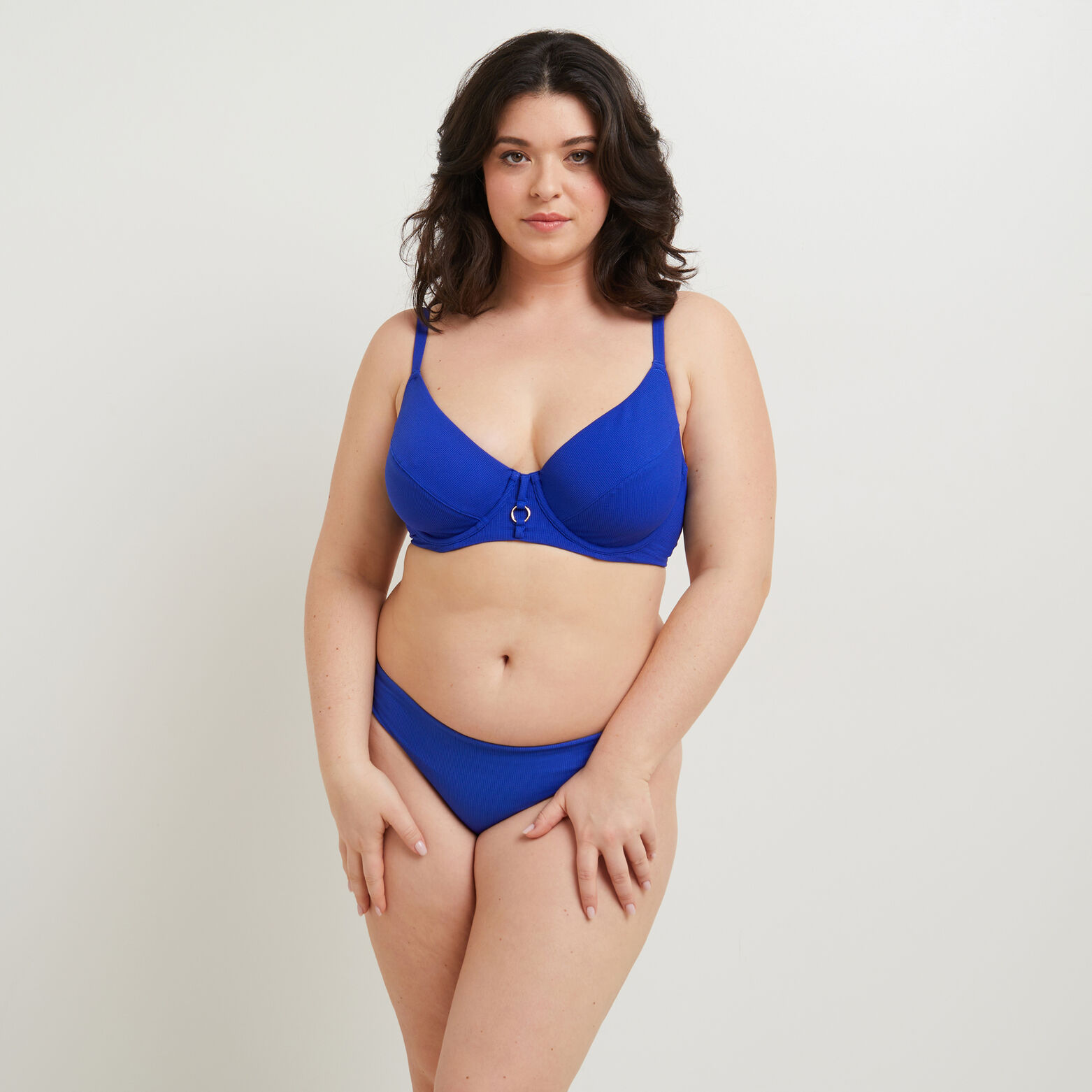 MALOU Maillot de bain culotte midi BLEU