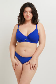 MALOU Maillot de bain culotte midi BLEU