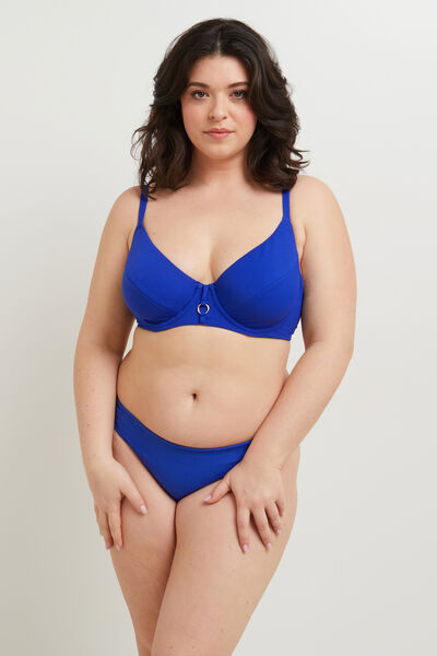MALOU Maillot de bain culotte midi BLEU
