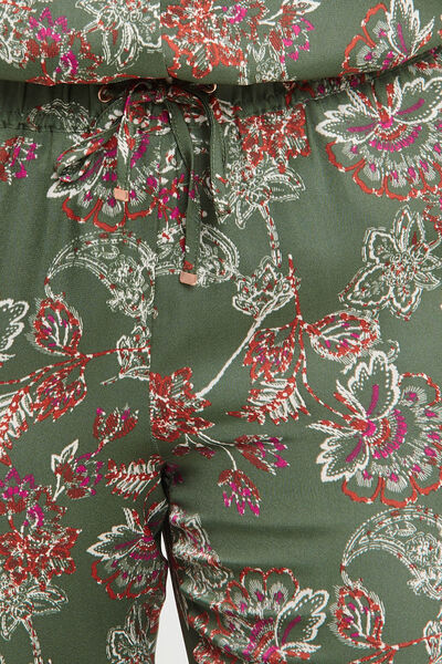 CARAMEL PANTALON SATIN MULTICO VERT