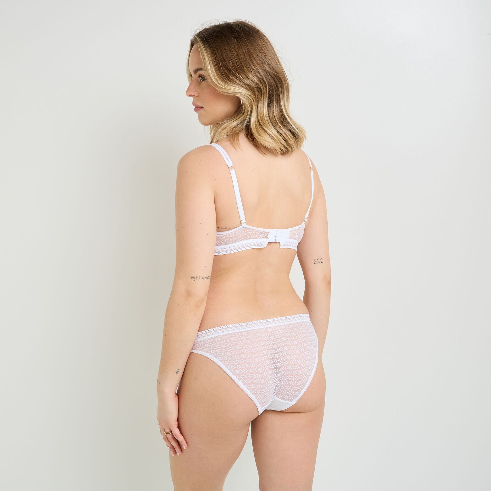 GINGER CULOTTE DENTELLE BLANC