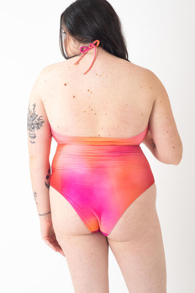 GALAXIE MAILLOT 1P MICRO TIE & DYE ROSE
