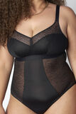 OLENA BODY MICRO ET TULLE NOIR NOIR
