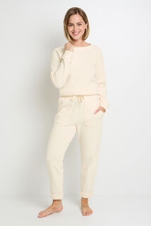 PANTALON DE PYJAMA ECRU