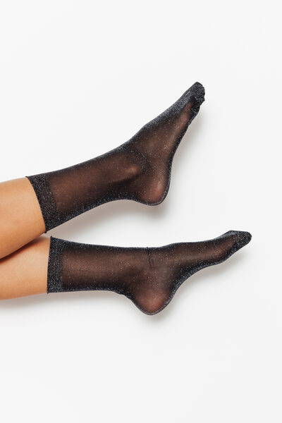 CHAUSSETTES VOILE 30 DENIERS NOIR
