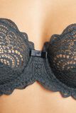 DENTELLE SOUTIEN-GORGE EMBOITANT ANTHRACITE