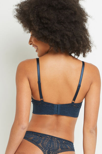 BIANCA SOUTIEN-GORGE SANS ARMATURES PETROLE