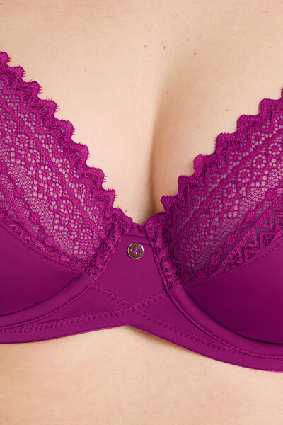 SOUTIEN-GORGE EMBOITANT MICROFIBRE VIOLET