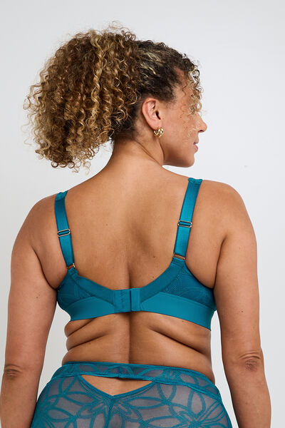 DEBORAH SOUTIEN-GORGE SANS ARMATURES GRANDE TAILLE TURQUOISE