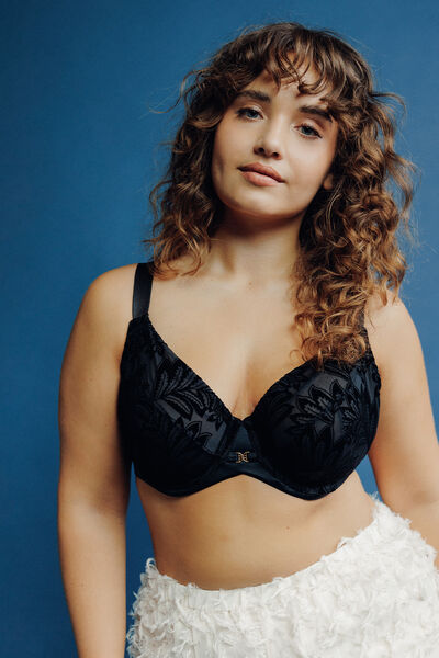 FANTINE SOUTIEN-GORGE AMPLI SPACER GRANDE TAILLE NOIR
