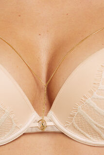 DAVINA SOUTIEN-GORGE PUSH UP DENTELLE ECRU