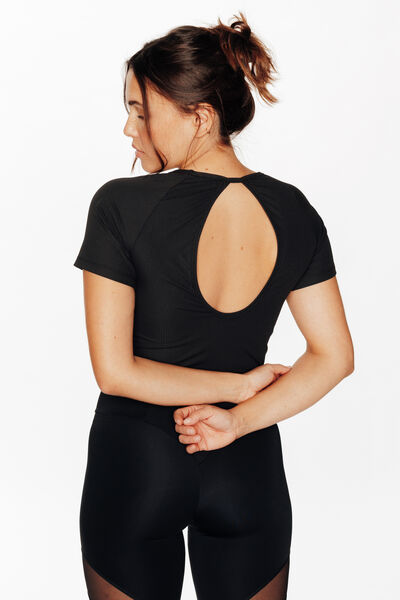 HADJI TEE-SHIRT DE SPORT NOIR