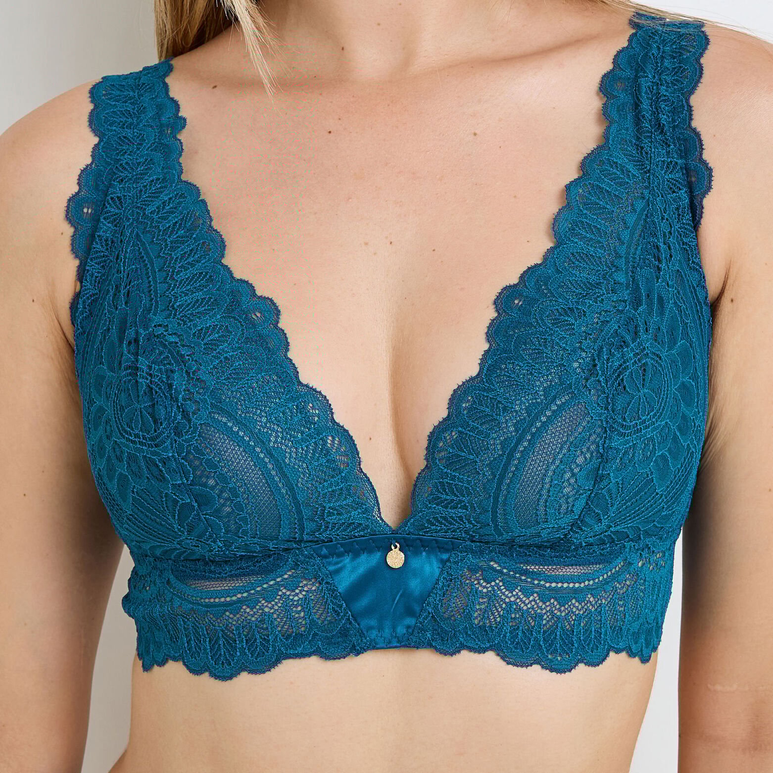GLADYS SOUTIEN-GORGE SANS ARMATURE BLEU
