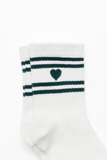 PASTEL LOT DE 2 PAIRES DE CHAUSSETTES MULTICO BLANC