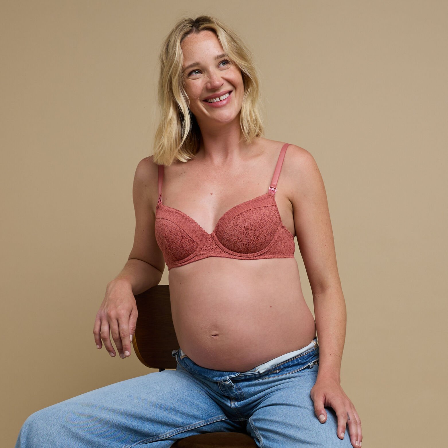 SWEET SOUTIEN-GORGE GROSSESSE AMPLIFORME ROSE