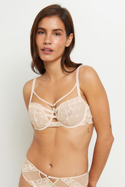 DESIREE SOUTIEN-GORGE CORBEILLE MULTICO BLANC