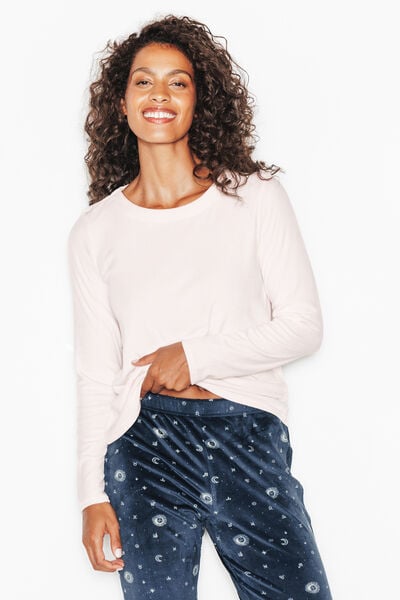 PYJAMA 2 PIECES VELOURS MARINE