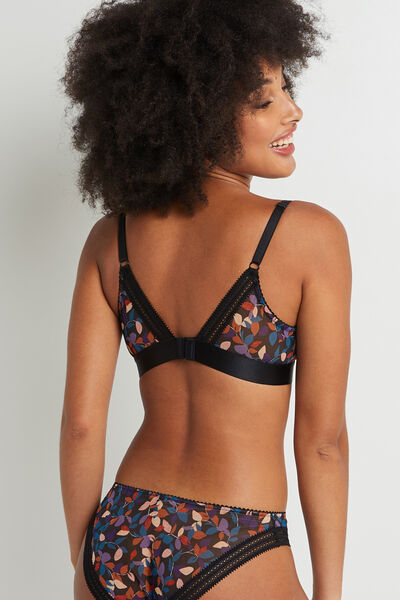 ANTONIA SOUTIEN-GORGE SANS ARMATURES NOIR/ROSE