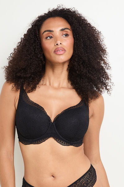 GRACE SOUTIEN-GORGE AMPLIFORME DENTELLE NOIR