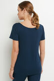 SYARA TEE SHIRT MANCHES COURTES MARINE