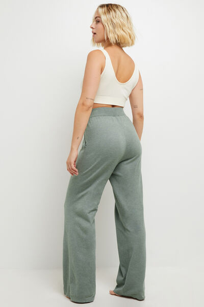 CAFE PANTALON LARGE VISCOSE KAKI