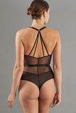 APHRODITE BODYSTRING TULLE BRODE NOIR