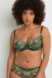 BETSY SOUTIEN-GORGE CORBEILLE TULLE VERT FONCE