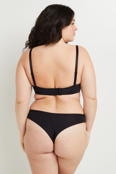 PERFECT TANGA MICROFIBRE NOIR